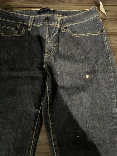 Levis 535 Jeans Juniors Size 11 M Skinny Mid-rise - Thumbnail 2