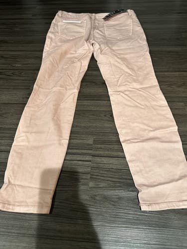 Angel Kiss Juniors Pink Denim Jeans, Size 11 Skinny Mid Rise New - Thumbnail 2