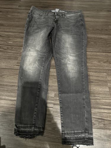 Mossimo Denim Women's Size 12/31 Mid Rise Skinny Black/Gray Jeans - Image 1
