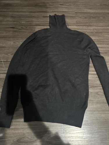 Women’s/Juniors Time and Tru size Small (4/6) Black Turtle Neck - Image 1
