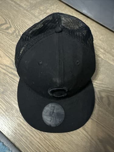 Men's MLB Chicago Cubs Baseball Era Cap On Field All Black 7 3/4 - Image 1