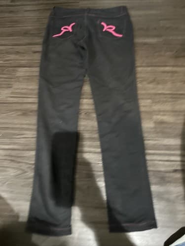Roca Wear Skinny Leg Black Jeggings, Juniors Size 7 - Thumbnail 2