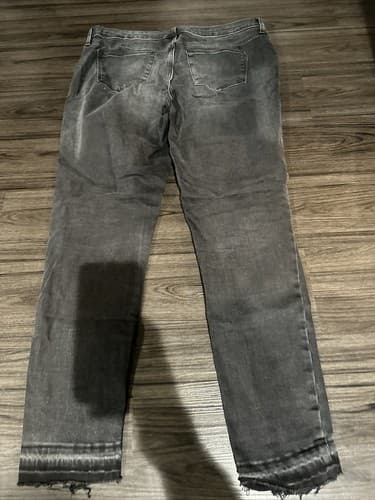 Mossimo Denim Women's Size 12/31 Mid Rise Skinny Black/Gray Jeans - Thumbnail 2