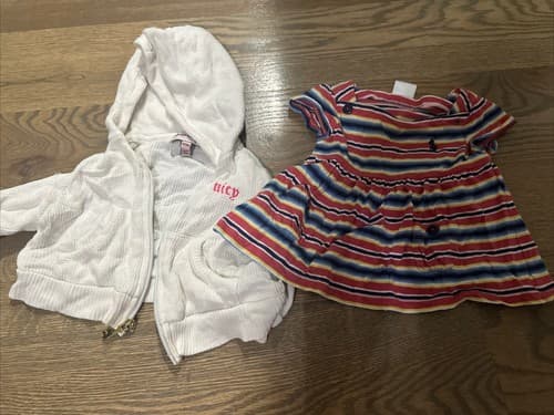 Baby Girl Lot Of 2 Clothes Juicy Couture 0/3 Months - Image 1