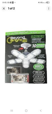 Beyond Bright Super Nova Garage LED Light Ultra-bright Panel NEW - Image 1