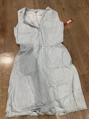 Merona Dress Women’s Medium Sleevless Light Blue New - Image 1