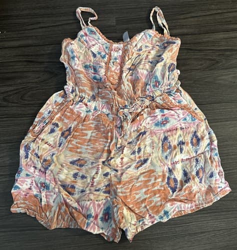 Japna Kids size 7 romper lined pockets girls one piece - Image 1