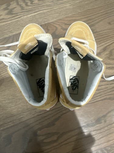 Vans Skateboard Shoes Vans Hi Top Mustard Yellow Suede Mens size 4 Womens 5.5 - Thumbnail 4