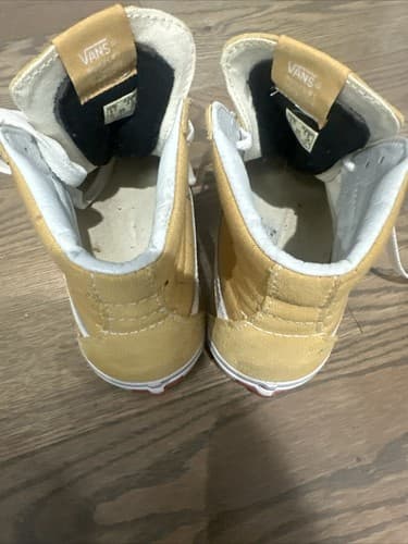 Vans Skateboard Shoes Vans Hi Top Mustard Yellow Suede Mens size 4 Womens 5.5 - Thumbnail 3