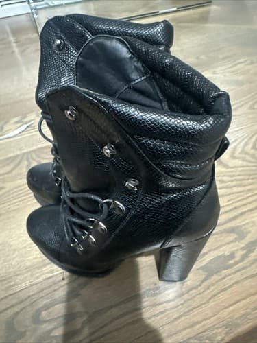Simmi London platform High heel Boots In Black Size 4 - Thumbnail 2