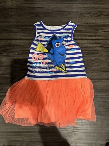 Disney Finding Dory Girl’s Size 4 Dress - Image 1