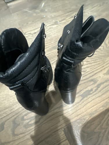 Simmi London platform High heel Boots In Black Size 4 - Thumbnail 3