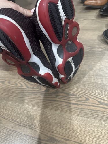Nike Air Jordan Horizon Bred Basketball Shoes Men's US 9 Black Red 823581-001 - Thumbnail 4