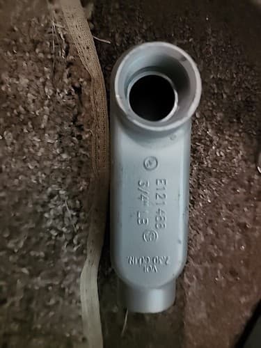 Bridgeport Fittings LB-42CG, Conduit Body, 3/4In Lb Cvr/Gask Cond Bdy, 1 PC - Thumbnail 2