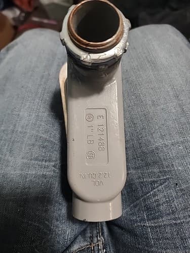 1" LB E121488 Conduit Elbow Outlet Body - Thumbnail 2