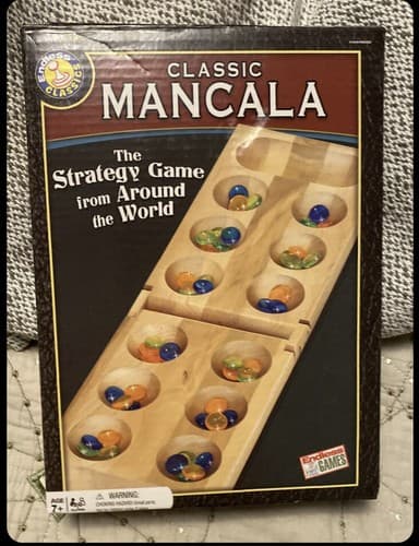 Classic Mancala - Fun Board Game for Friends & Family - Timeless Strategy - Image 1