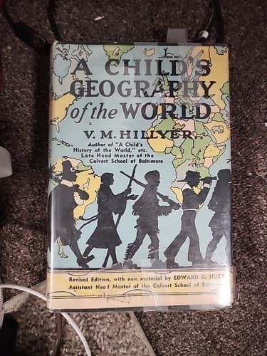 V M Hillyer 1951 A CHILD'S GEOGRAPHY OF THE WORLD Homeschooling Sonlight - Image 1