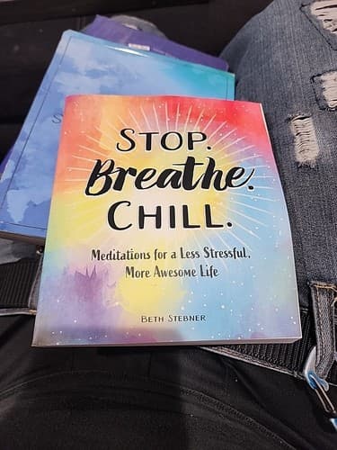 Stop. Breathe. Chill. By Beth Stebner Teen/Self-Help Book, Adams Media Brand New - Image 1
