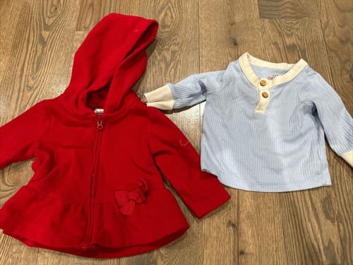 Baby Girl Clothes Lot Of 2 Size 0-3 Months - Image 1