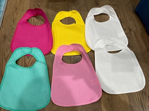 6 pack baby bibs Layer Waterproof 0-6 months Bibs New - Image 1