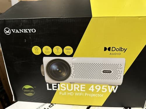 VANKYO Leisure 495W Native 1080P Mini Projector, Full HD 5G Wi-Fi Video - New!!! - Image 1