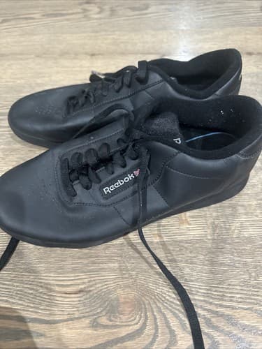 Reebok Classic Leather Black Black Mens Shoes Sneakers Sizes 9.5 - Thumbnail 2