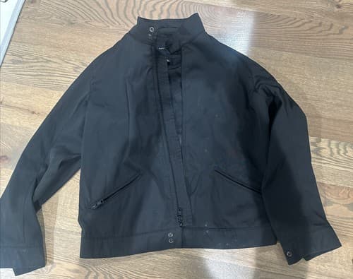 Banana Republic Men’s Black Bomber Jacket, Medium - Image 1