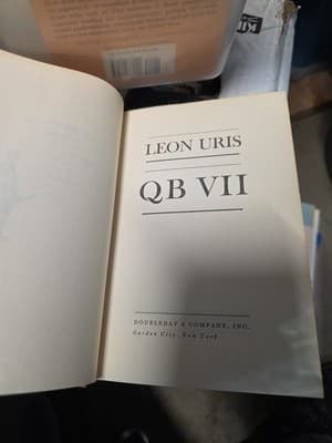 QB VII by Leon Uris 1970 1st Edition Double Day vintage - Thumbnail 3