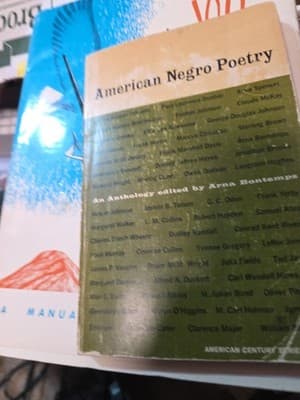 Arna BONTEMPS / American Negro Poetry 1st Edition 1963 - Image 1