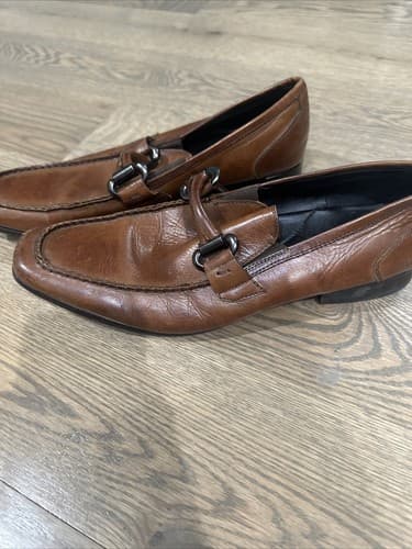 Kenneth Cole New York Mens Dress Shoes Brown Leather Size 8.5 - Thumbnail 2