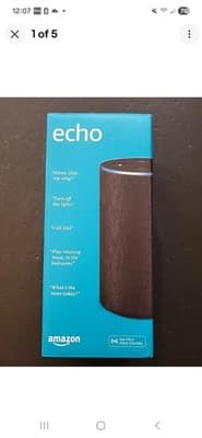 Amazon Echo Alexa Smart Speaker 2nd Generation US Version Charcoal Open Box - Image 1