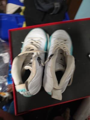 Jordan 12 GS Light Aqua 2018 Size 4.5Y Used 510815-100 - Thumbnail 4