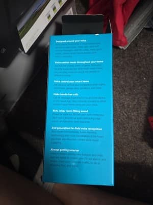 Amazon Echo Alexa Smart Speaker 2nd Generation US Version Charcoal Open Box - Thumbnail 3
