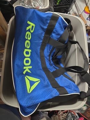 EUC Reebok Garnet Medium Duffle Bag Blue - Image 1
