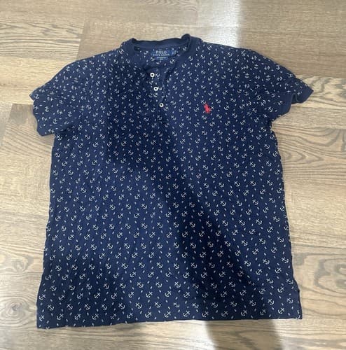Polo Ralph Lauren Anchor Logo Featherweight Mesh Womens SP Short Sleeve Shirt - Image 1