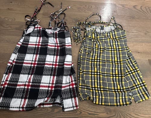 Shein Womens Top Size Medium US 6 Tank Sleeveless Plaid New - Image 1