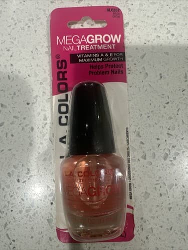 NIP L.A COLORS NAIL TREATMENTS 0.44 fl oz/13 ml Mega Grow For Max Growth - Image 1