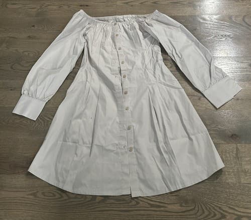 SHEIN Juniors/women’s Button Up Short Shirt Dress Size Medium US 6 - Image 1