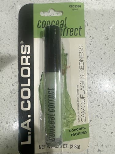 L.A. COLORS Conceal Correct Concealer Blendable Shades For Every Need NWB Green - Image 1