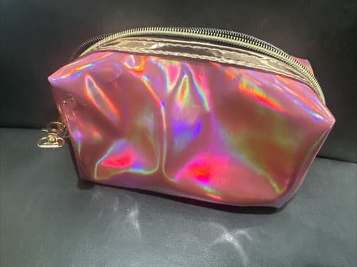 PINK Makeup Bag/Wristlet Light Pink - Thumbnail 2