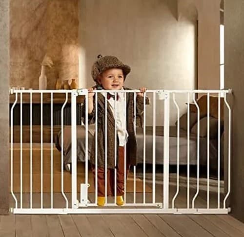 Ciays 29.5” to 57.1” Baby Gate for Stairs Doorways and House, 30” Height - Image 1