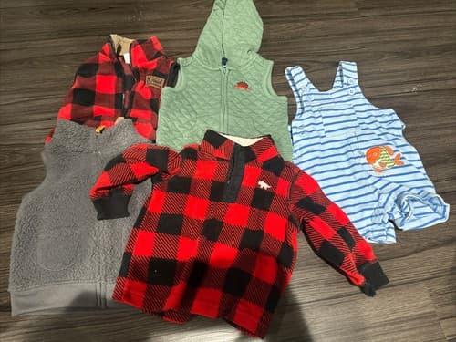 Lot Of Baby Boy Clothes Size 6m - Image 1