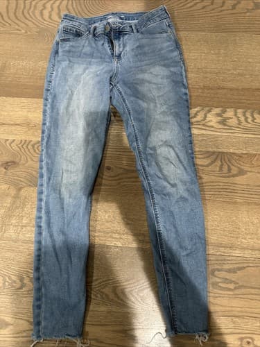Old Navy Rockstar Women's Size 2 Blue Super Skinny High Rise Stretch Denim Jeans - Image 1