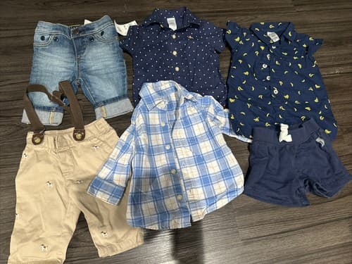 Lot Of Baby Boy Clothes Size 0-3m - Image 1