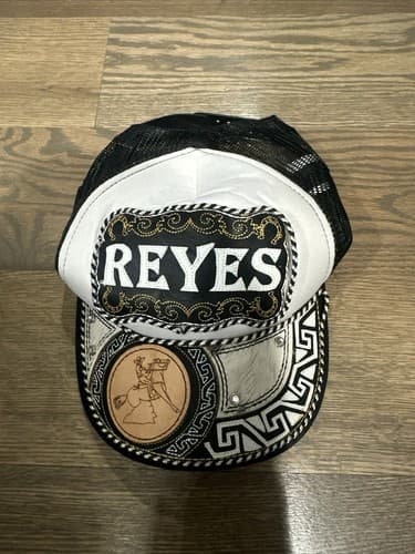 VTG REYES MEZCALERIA Cap Hat Embroidered Mesh Back Snapback Adjustable Trucker - Image 1