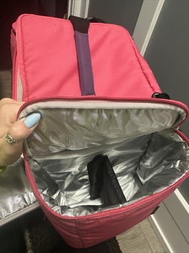 6 Pack Fitness travel Bag Mini Innovator Pink - Thumbnail 3