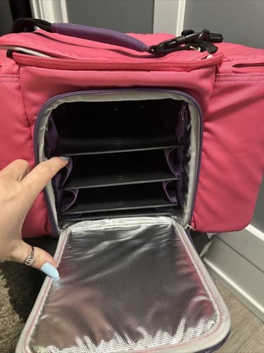 6 Pack Fitness travel Bag Mini Innovator Pink - Thumbnail 2