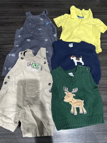 Lot Of Baby Boy Clothes Size 3-6 Months - Image 1
