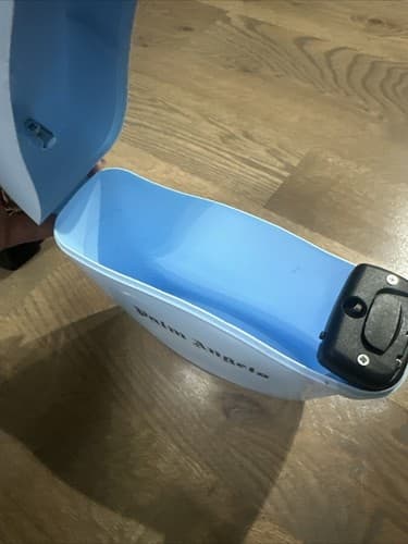 Palm Angels Light Blue Padlock Bag - Thumbnail 3