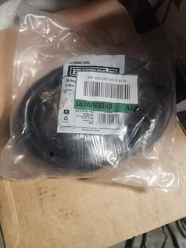 Everbilt 4 ft. 6/8 4-Wire Electric Range Plug 61245HD - Image 1